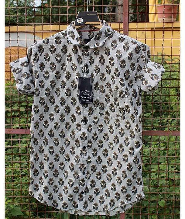 sanganeri printed shirts 
 pure cotton fabric 
full quality product uploaded by business on 9/26/2020