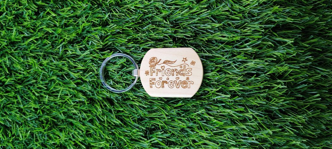 Wooden keychains uploaded by business on 12/19/2021