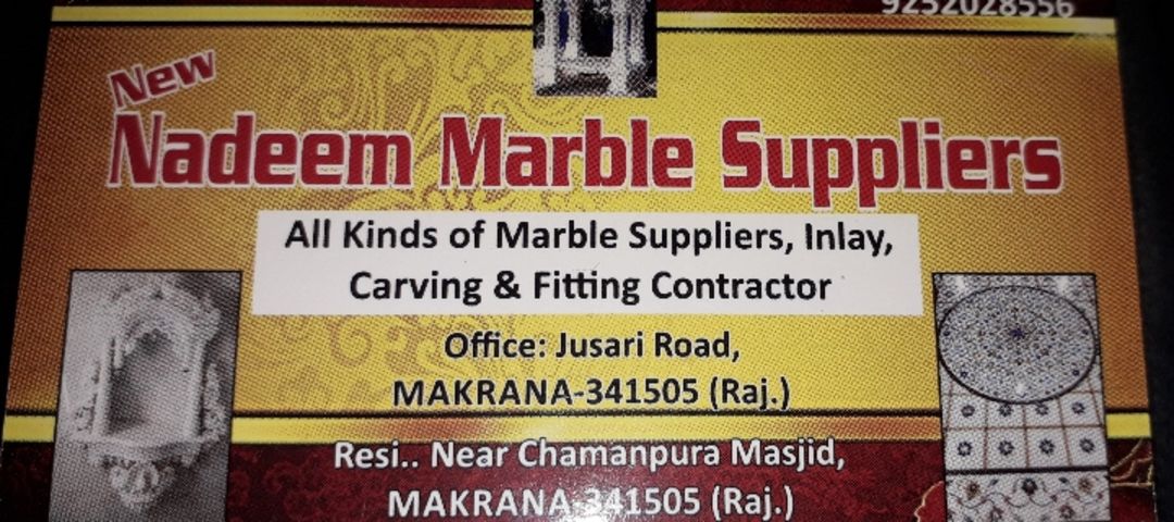 New nadeem marble suppliers and con