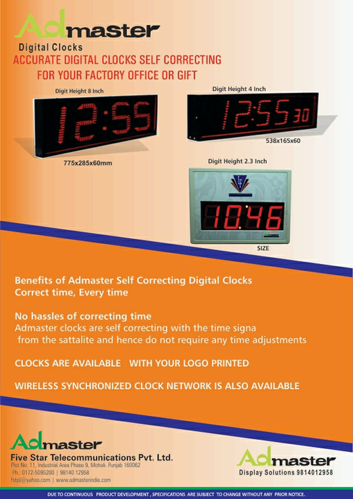 GPS clock uploaded by Five Star Telecommunications Pvt L on 12/19/2021
