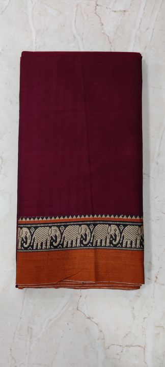 Elephant cotton saree uploaded by Krishna Handloom sarees on 12/19/2021