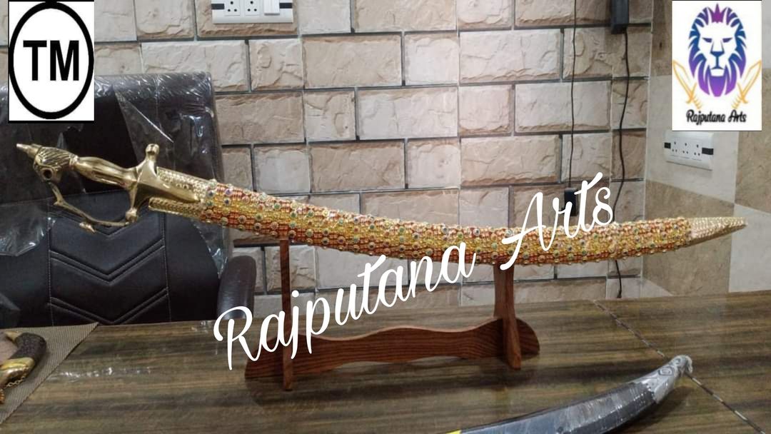 Golden Sword For Marriage & Decoration  uploaded by Rajputana Arts on 12/20/2021