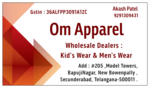 Business logo of Om Apparel