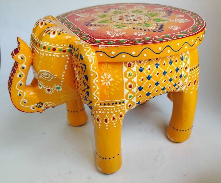 Elephant stoal uploaded by Handicraft store  on 12/20/2021