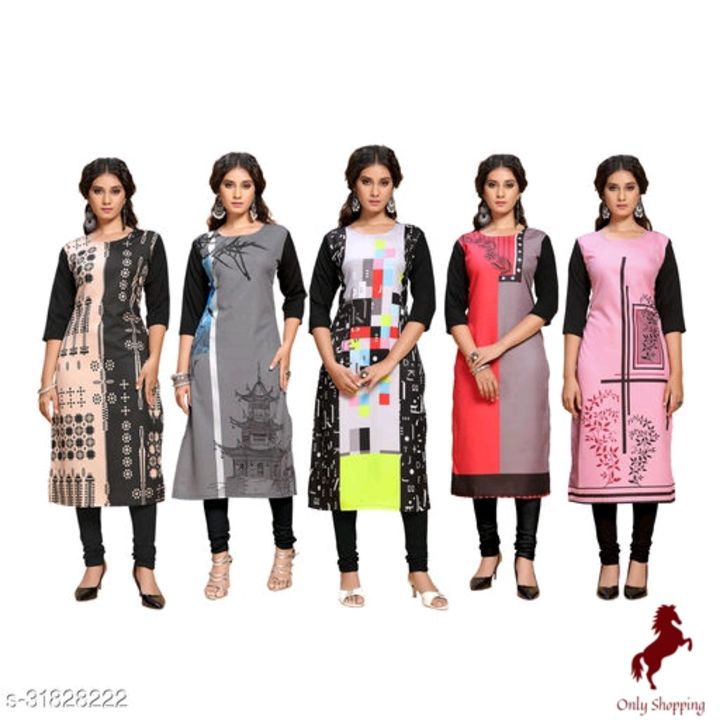 Post image Catalog Name:*Alisha Sensational Kurtis*Fabric: CrepeSleeve Length: Three-Quarter SleevesPattern: PrintedCombo of: Combo of 5Sizes:S, M, L, XL, XXLEasy Returns Available In Case Of Any Issue*Proof of Safe Delivery! Click to know on Safety Standards of Delivery Partners- https://ltl.sh/y_nZrAV3