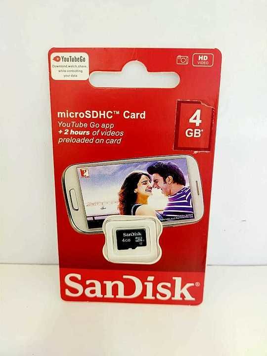 Sandisk Micro Sd 4 Gb uploaded by business on 9/26/2020