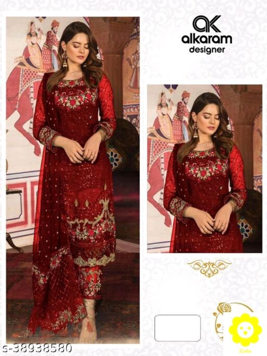 Catalog Name:*Aagyeyi Refined Semi-Stitched Suits*
Top Fabric: Georgette
Lining Fabric: Shantoon
Bot uploaded by business on 12/21/2021