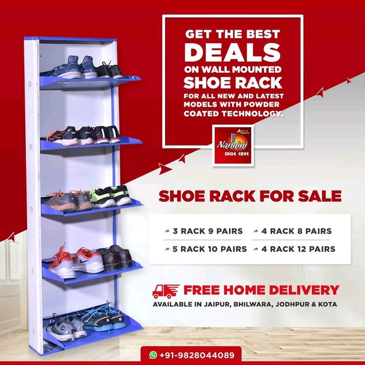 Wallmounted shoe rack uploaded by business on 12/21/2021