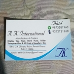 Business logo of AK international jewellery Box