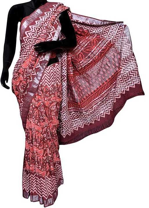 New collection
Hand block print
Cotton linen saree
Only limited collection uploaded by business on 9/26/2020