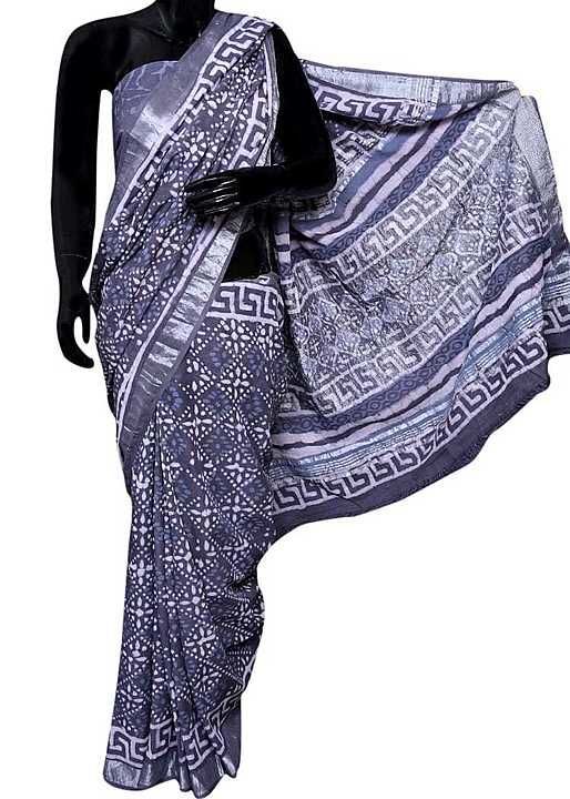 New collection
Hand block print
Cotton linen saree
Only limited collection uploaded by Mishita hand printers Jaipur on 9/26/2020