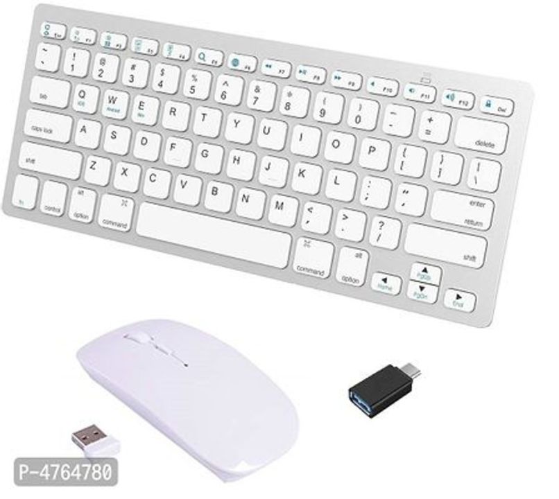 Ultra Slim Bluetooth Tablet Keyboard With Ultra Slim Wireless Mouse Combo Set  uploaded by Rawat Interprises on 12/22/2021