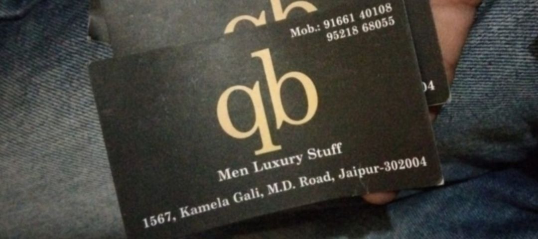 Visiting card store images of qb Men luxury stuff