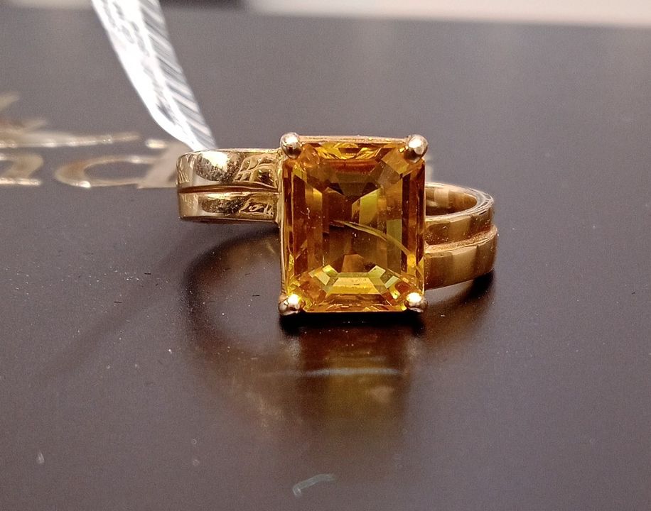 Yellow Sapphire Ring uploaded by Kundali Gems  on 12/22/2021