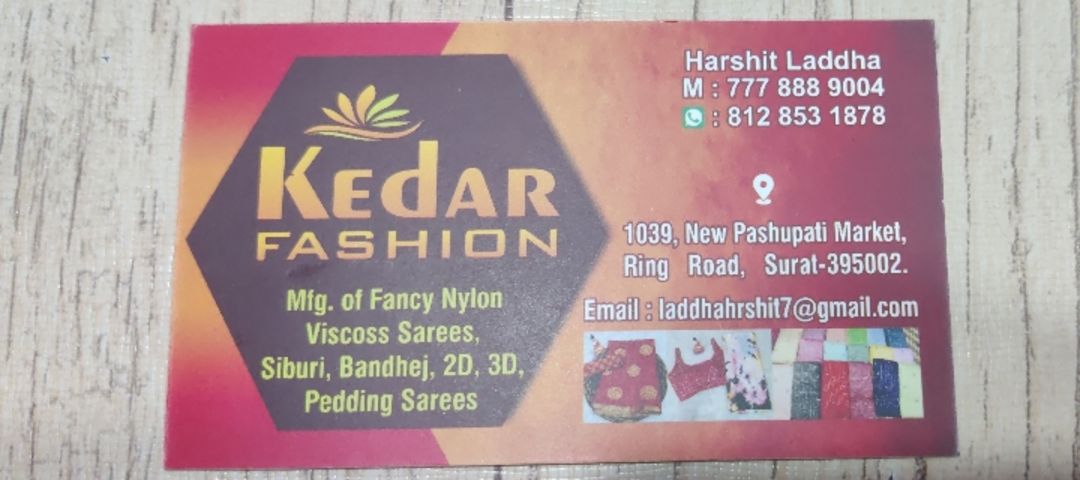 Kedar fashion