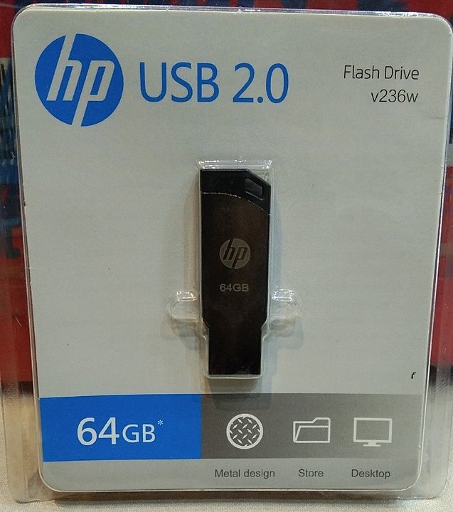 HP PENDRIVE 64GB V236W USB 2.0 uploaded by Pawan fashion on 9/26/2020