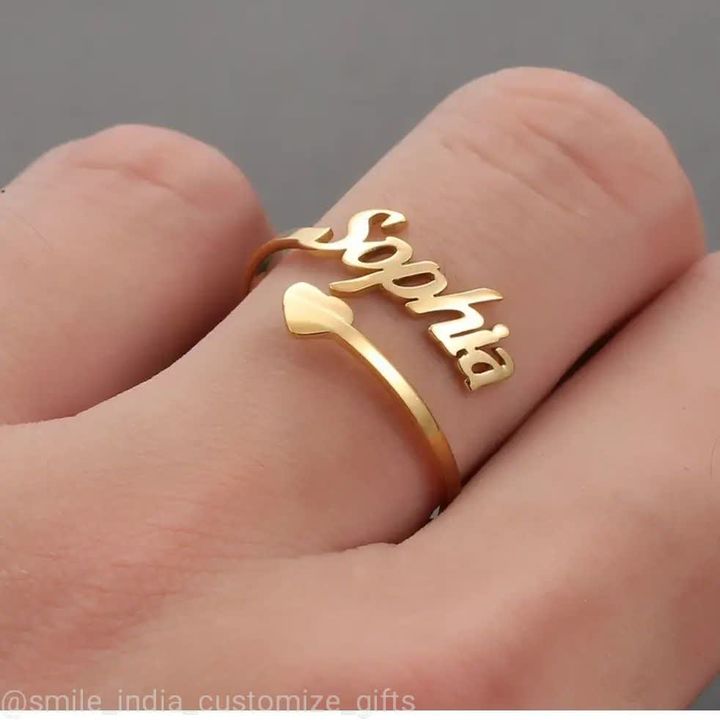 parsonlized name ring uploaded by business on 12/22/2021