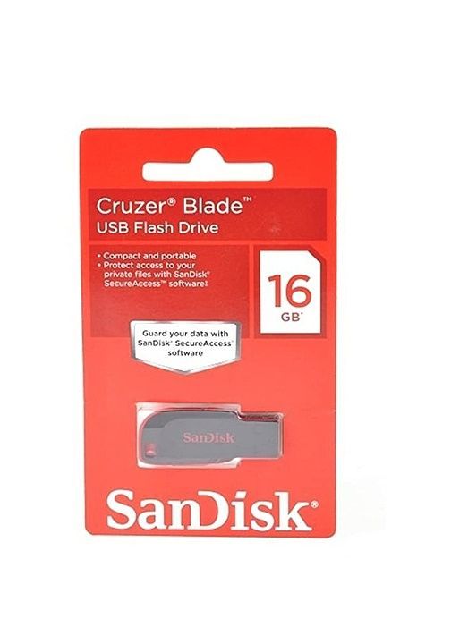 SanDisk Cruzer Blade 16GB Pendrive Combo pack of 2pic USB 2.0 uploaded by Pawan fashion on 9/26/2020