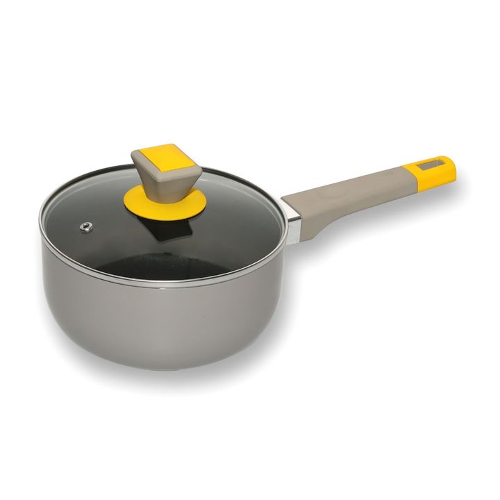 Non-Stick Saucepans with Glass Lids - Lids 2.5 mm, 18cm, 1.5 L. - 1710 uploaded by CLASSY TOUCH INTERNATIONAL PVT LTD on 12/22/2021
