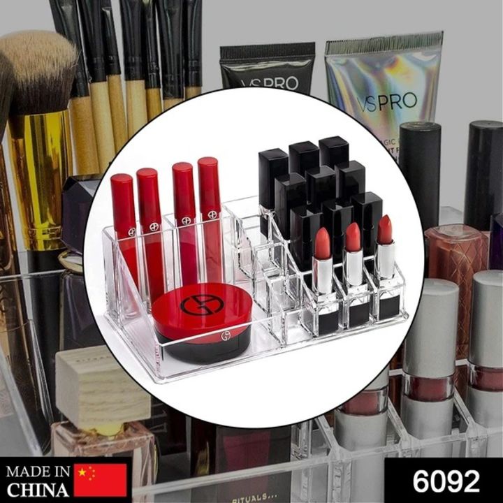 6092 Cosmetic Organiser 16 Compartment Cosmetic Makeup Storage Organiser Box uploaded by business on 12/22/2021