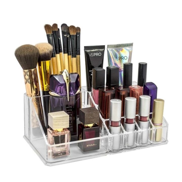 6092 Cosmetic Organiser 16 Compartment Cosmetic Makeup Storage Organiser Box uploaded by DeoDap on 12/22/2021