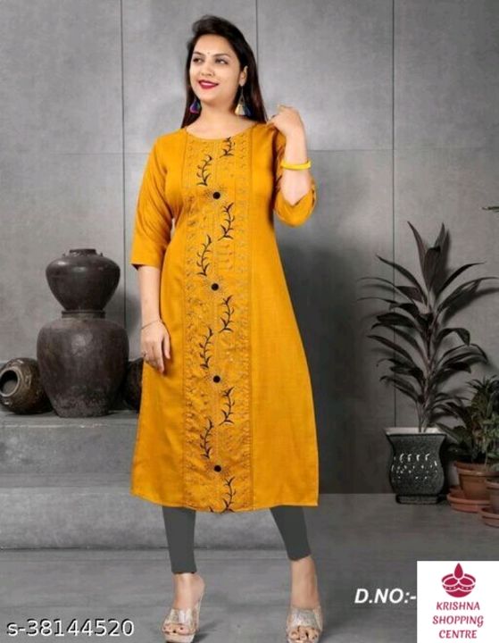 Post image Abhisarika Attractive KurtisFabric: CottonSleeve Length: Three-Quarter SleevesCombo of: SingleSizes:XL (Bust Size: 42 in) L (Bust Size: 40 in) M (Bust Size: 38 in) XXL (Bust Size: 44 in) XXXL (Bust Size: 46 in) S (Bust Size: 36 in) 
Country of Origin: IndiaWhatsApp no. 8876683338