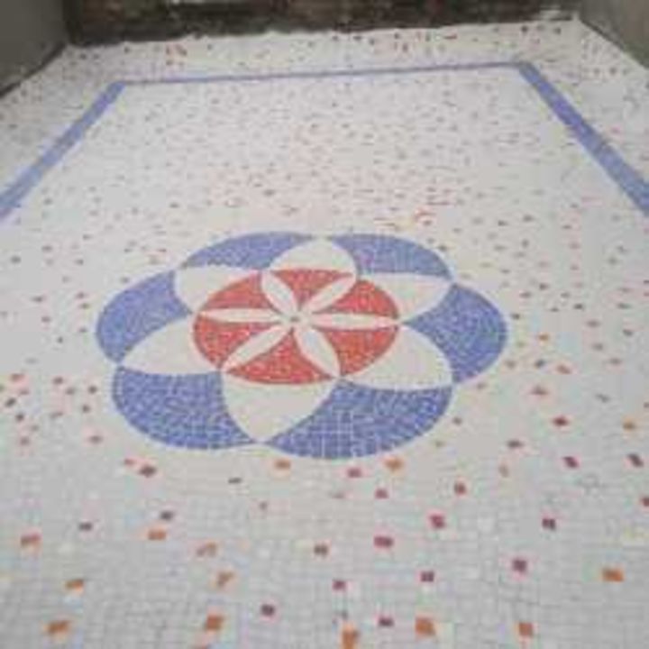 China mosaic tiles on open roof uploaded by Shree Dharmraj Construction Company on 12/22/2021