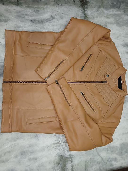 Post image We have all type of leather jacket and leather shoes.....but outside from Agra we can't give COD packets because we send through courier... See pictures 👇