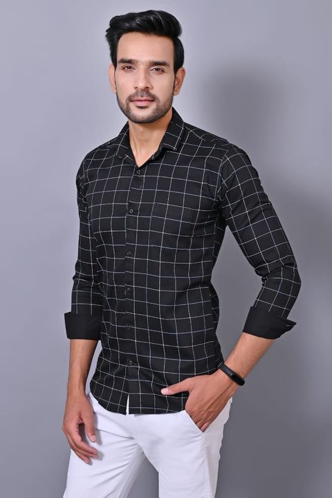 Cotton checks shirt uploaded by business on 12/23/2021