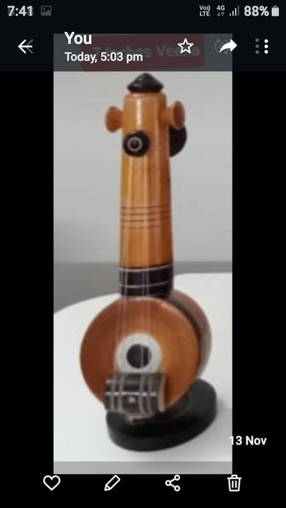 7 inch veena  uploaded by business on 12/23/2021