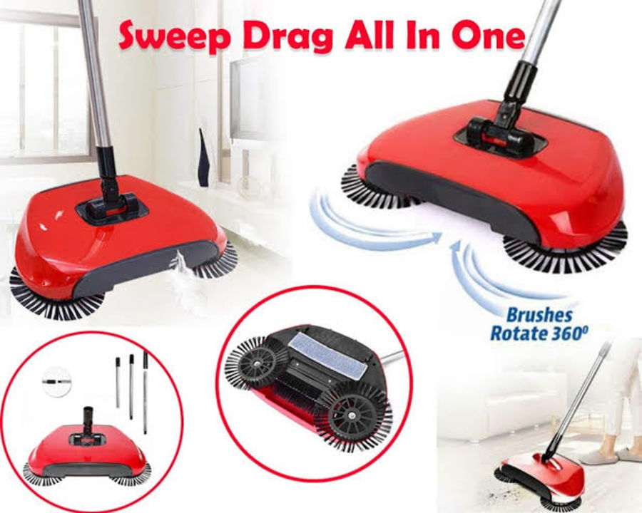 Magic hand push sweeper broom uploaded by A&D traders on 12/23/2021