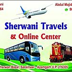 Business logo of sherwani travel and online center