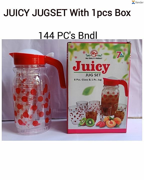 Juicy jug set ( 1pcs box ) uploaded by business on 9/26/2020