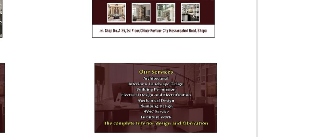 Visiting card store images of Style and structure company