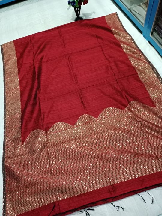 Pure matka sequence Saree  uploaded by Sen Sarees on 12/23/2021