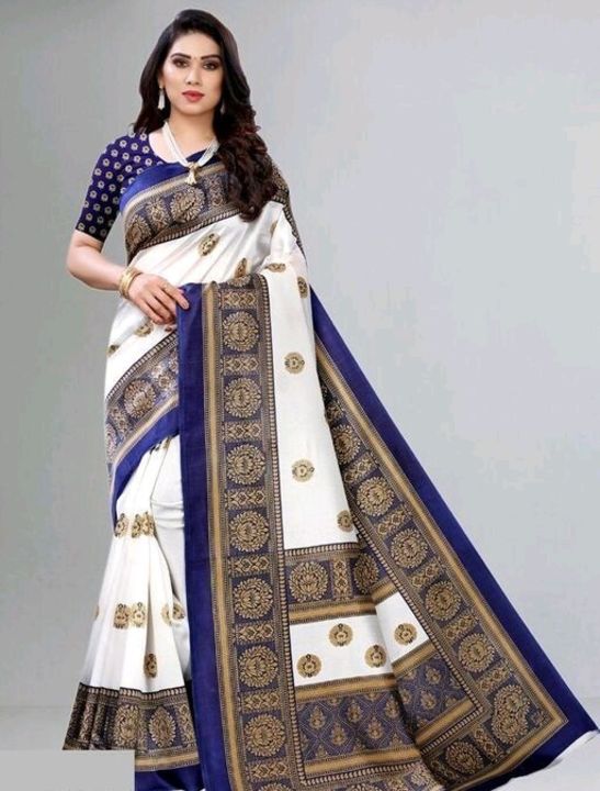 Women's styles art silk saree  uploaded by business on 12/23/2021