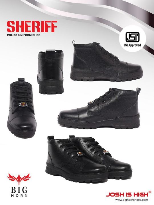 Sheriff black police uniform shoes uploaded by business on 12/23/2021