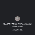Business logo of REABAN FANCY PAYAL All design manuf