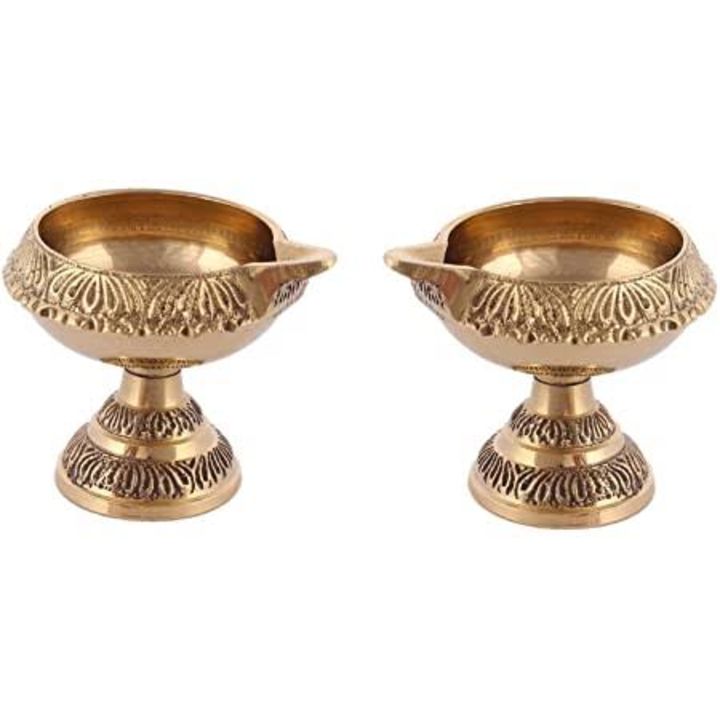 Brass diya  uploaded by Mak handicrafts on 12/23/2021