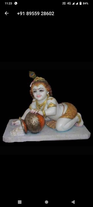 Lord Krishna statue uploaded by business on 12/24/2021