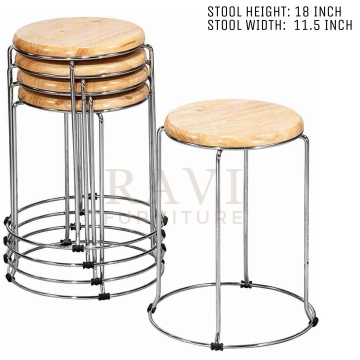 Imported Wooden Stool (Pack Of 10Pcs)  uploaded by RAVI FURNITURE on 12/24/2021