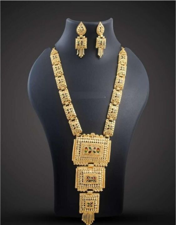 Gold plated jewellery set  uploaded by Fashion hub on 12/24/2021