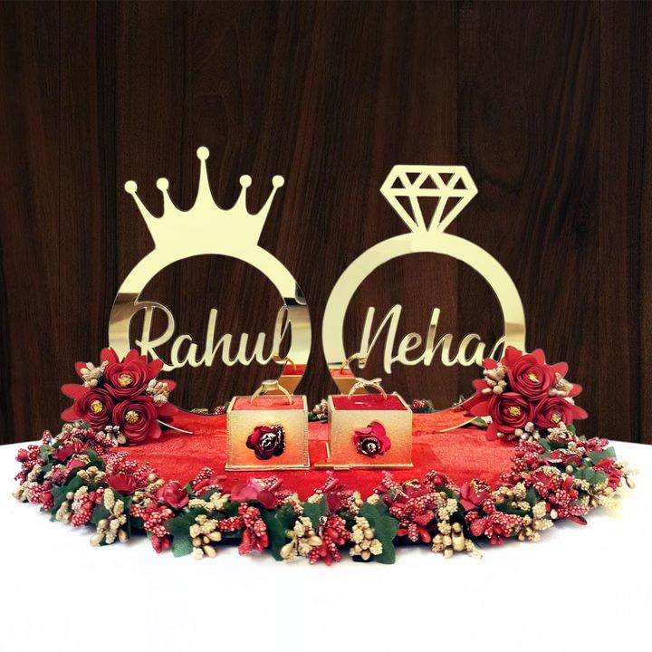 Personalize Ring Ceremony Plate uploaded by Prachi Creation on 12/24/2021