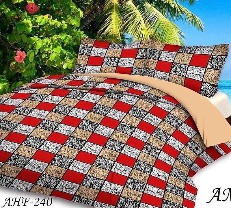 H18 sheet bedsheet double bed size with 2 pillow cover uploaded by business on 9/26/2020