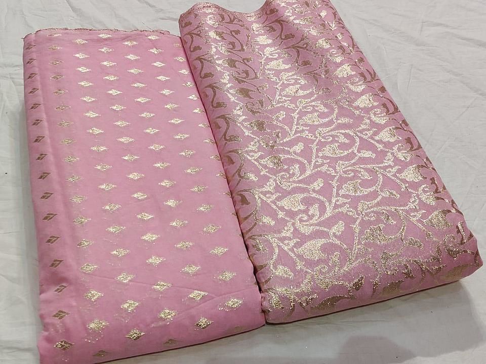 Post image *Chanderi jequard colors available*
*Price:450 pr mtr*
Ship extra
