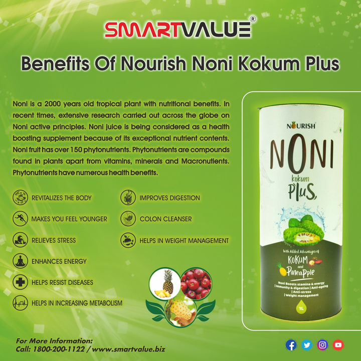 Post image Dhamaaka Offer By 5 Noni Kokum 500ml Get 1 Free Combo Price Rs.5500/- Only