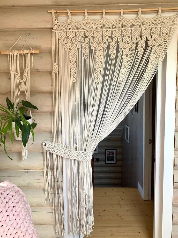 Macrame curtain  uploaded by business on 12/24/2021