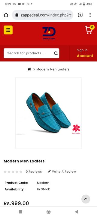 Post image Stylish men's shoes and ladies accessories available on Zapped deal.com
Please visit www.zappedeal.com