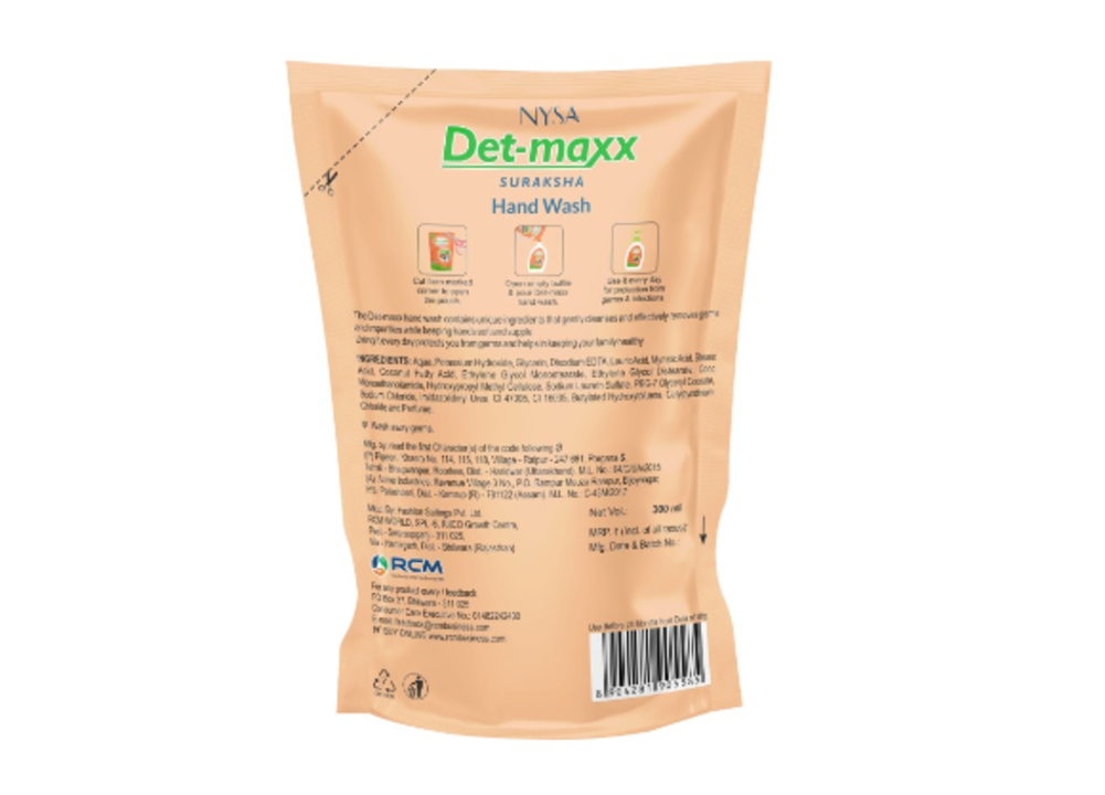 Nysa Detmaxx Handwash Refill(300ml) uploaded by Sk store on 12/25/2021