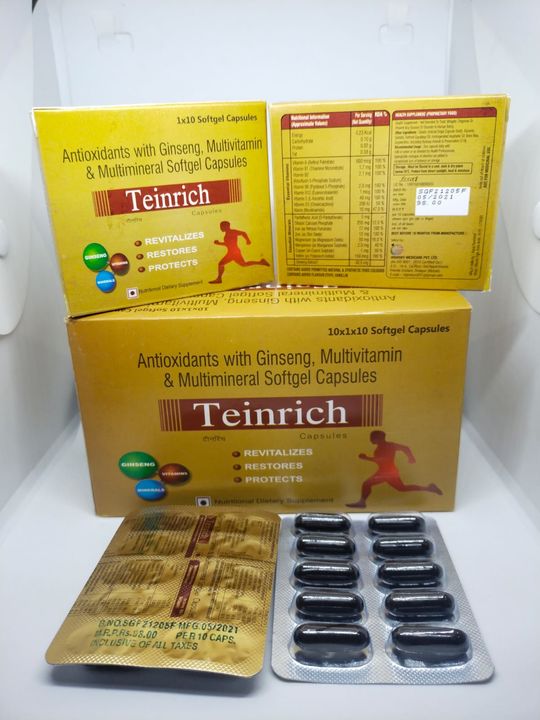 Teinrich:- Multivitamin multiminral with ginseng  uploaded by Highsky medicare Pvt. Ltd. on 12/25/2021